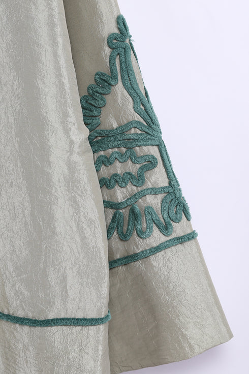 Short jacket in taffeta